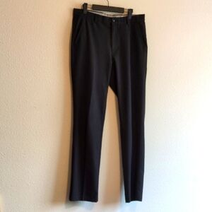 Greg Norman Collection Men's Classic Black Dress Pants Flat Front Size 32X34